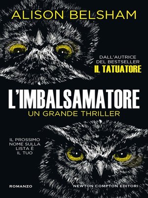 cover image of L'imbalsamatore